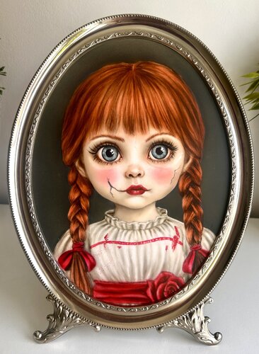 Annabelle , ¿Mermelada de fresa ? de Luz de la Calle, Pintura a la venta en Singulart