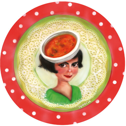 AMELIÉ.CREMÈ BRÛLÉE. de Luz de la Calle, Pintura a la venta en Singulart