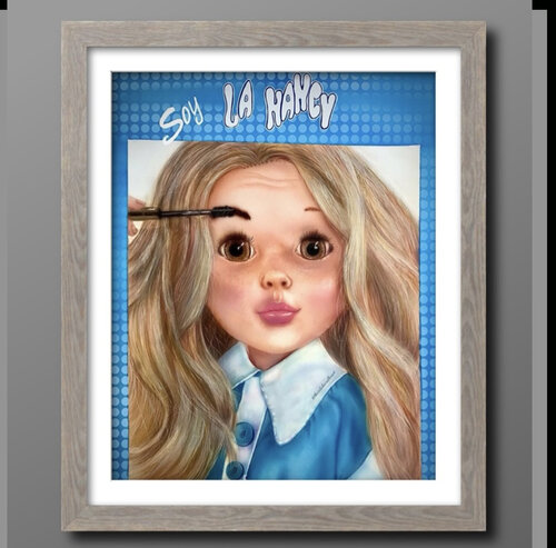 YO SOY LA NANCY, la original von Luz de la Calle, Malerei kaufen auf Singulart