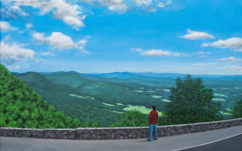 Lover's Leap di Charles Hill, Pittura in vendita su Singulart