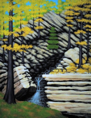 Rock of Ages di Charles Hill, Pittura in vendita su Singulart
