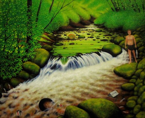 The Brown Vision di Charles Hill, Pittura in vendita su Singulart