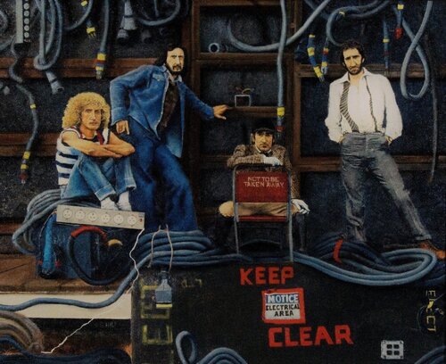 Backstage van Charles Hill, Schilderij te koop op Singulart