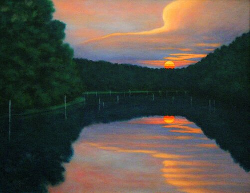 Golden Pond von Charles Hill, Malerei kaufen auf Singulart