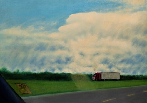 Greenhouse Monster par Charles Hill, Peinture en vente sur Singulart