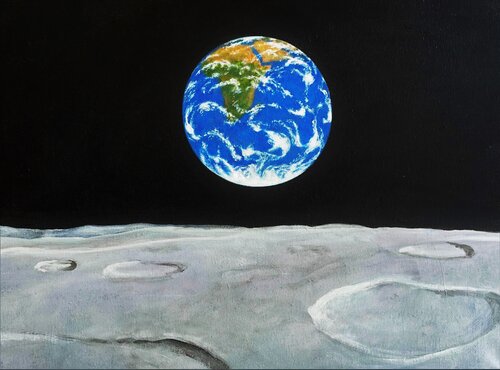 Earthrise von Charles Hill, Malerei kaufen auf Singulart