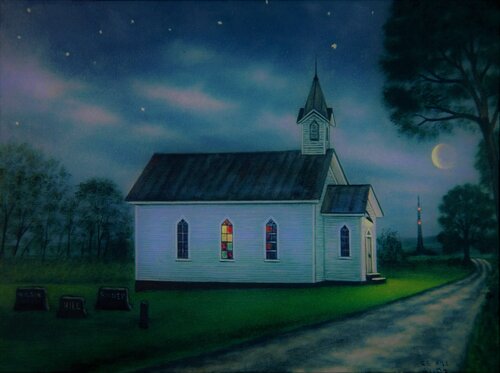 Night Services van Charles Hill, Schilderij te koop op Singulart