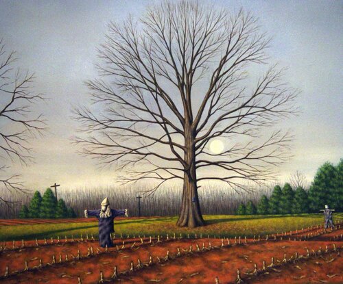 The Scarecrow van Charles Hill, Schilderij te koop op Singulart