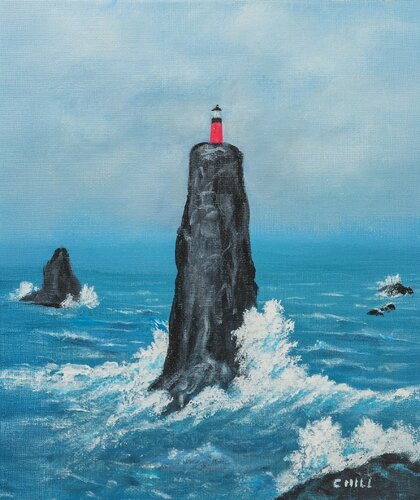 Red Lighthouse van Charles Hill, Schilderij te koop op Singulart