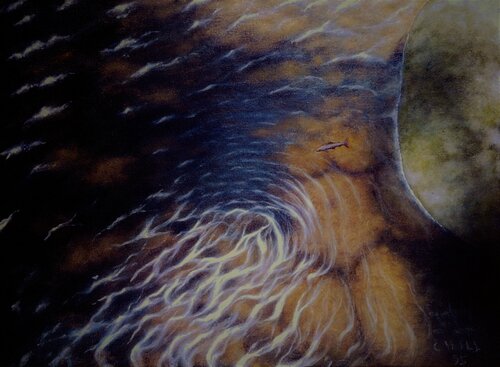 Beneath the Waves van Charles Hill, Schilderij te koop op Singulart