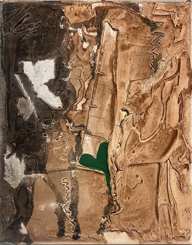Organic heart di Mary Kovach, Pittura in vendita su Singulart