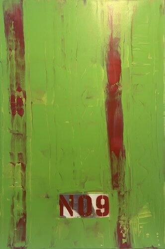 Green no9 di Mary Kovach, Pittura in vendita su Singulart