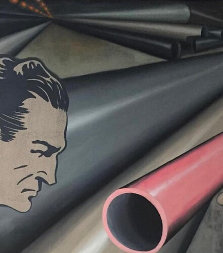 Rohbert in Rohrbach par Robert-Jan Poorter, Peinture en vente sur Singulart