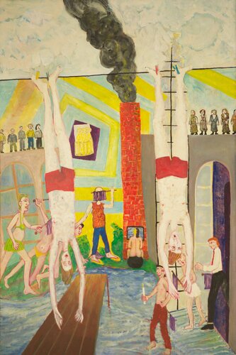 Schlussakkord für ein Passionsspiel by Konstantin Rüchardt, Painting for Sale on Singulart