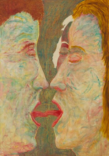 Kuss di Konstantin Rüchardt, Pittura in vendita su Singulart
