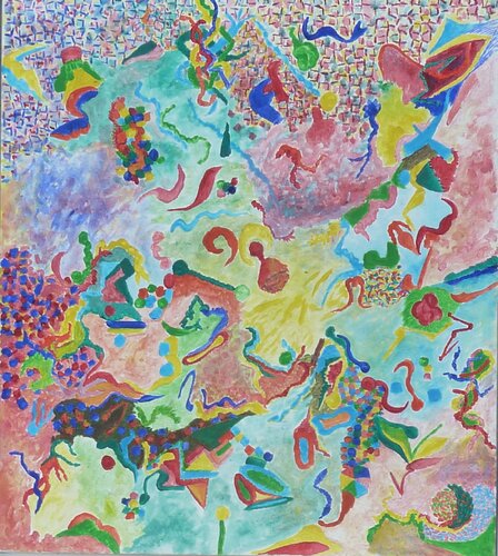 Blühen1 van Konstantin Rüchardt, Schilderij te koop op Singulart