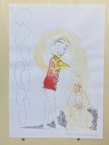 Jessica will Sinn stiften by Konstantin Rüchardt, Work on Paper for Sale on Singulart