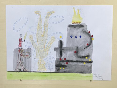 Jessica geht richtig opfern by Konstantin Rüchardt, Work on Paper for Sale on Singulart