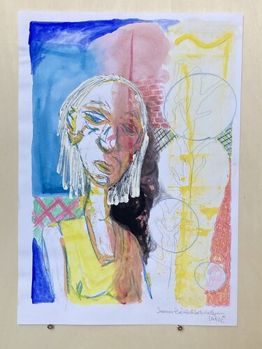 Jessicas Zeitlichkeitsüberlegung di Konstantin Rüchardt, Opera su carta in vendita su Singulart