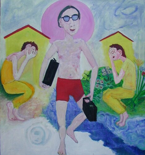 Gelber Mann von Konstantin Rüchardt, Malerei kaufen auf Singulart