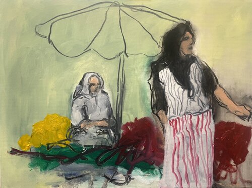 Medina Tetouan, Morocco van Guus Van Enckevort, Schilderij te koop op Singulart