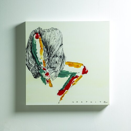 INCOMPLETA par Cecilia Bellini Graphite, Peinture en vente sur Singulart
