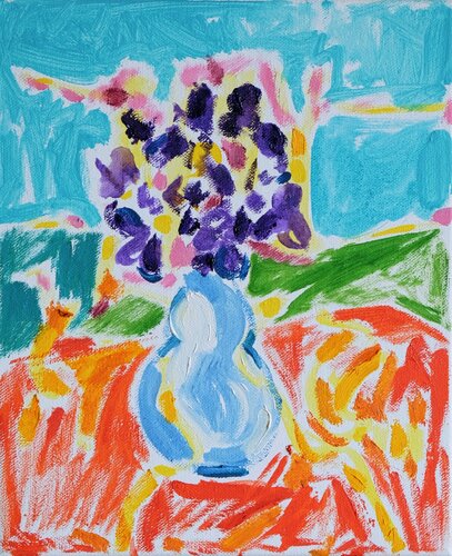 Violets van Tamara Jare, Schilderij te koop op Singulart