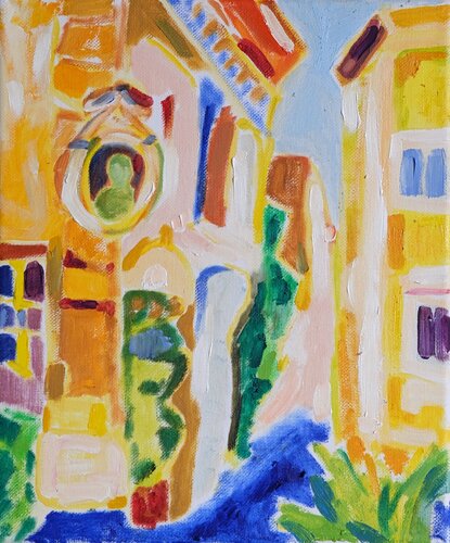 Streets of Rome no. I di Tamara Jare, Pittura in vendita su Singulart