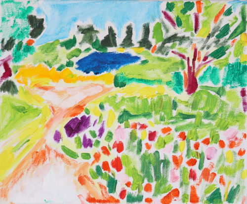 Summer In The Park No. II van Tamara Jare, Schilderij te koop op Singulart