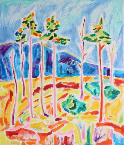 Forest In Spring von Tamara Jare, Malerei kaufen auf Singulart