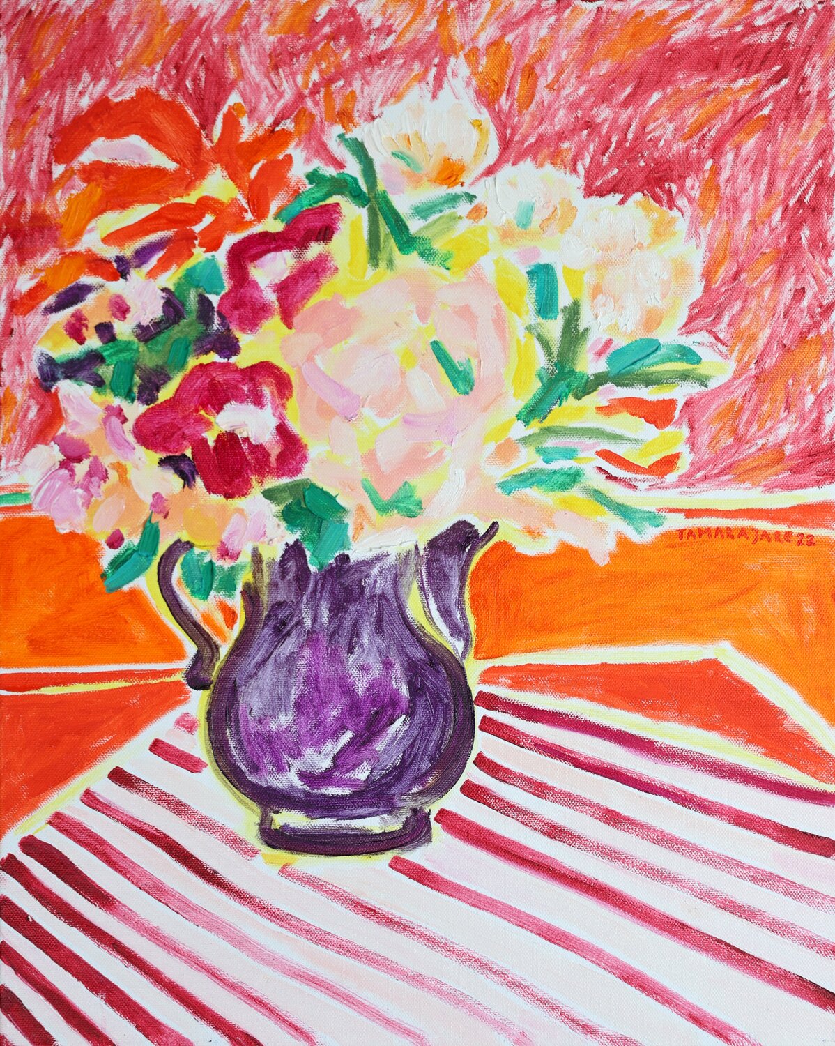 Bouquet Tamara Jare Original painting for sale