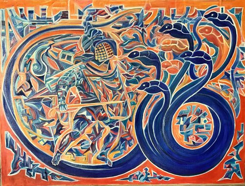 La vie comme un combat de Christophe de Callatay, Pintura a la venta en Singulart