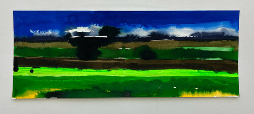 Über Malerei 672 by Hanno Otten, Painting for Sale on Singulart