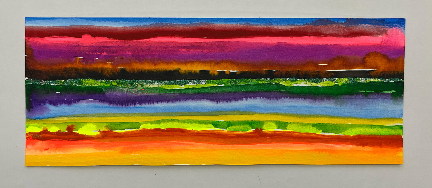 Über Malerei 673 Hanno Otten Original painting for sale
