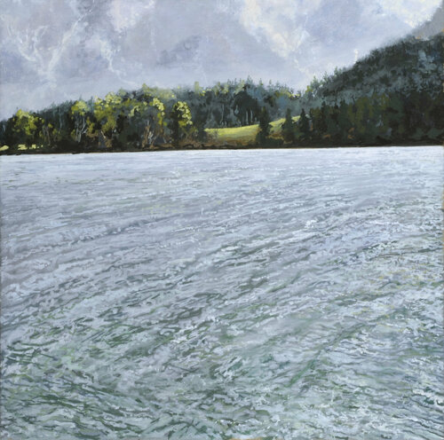 kleine Bilder vom Wasser (33) di Markus Krön, Pittura in vendita su Singulart