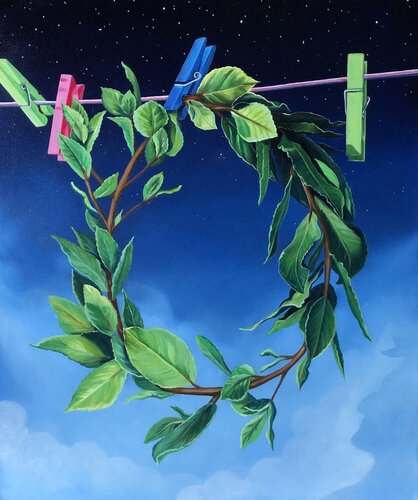 "Uscì a veder le stelle" by Valentina Galletta, Painting for Sale on Singulart