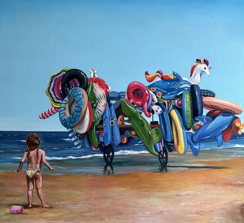 "Effimere saturazioni" van Valentina Galletta, Schilderij te koop op Singulart
