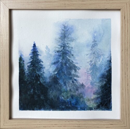 “Silenzio blu” by Valentina Galletta, Work on Paper for Sale on Singulart