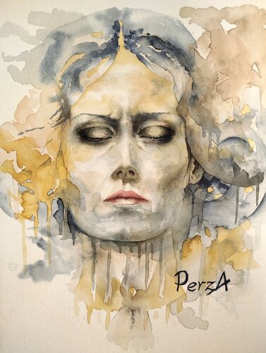 Undressing Smile in Silence van Pawel Rzaniak, Werk op papier te koop op Singulart