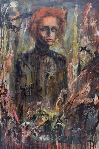 Spectrum II - Remorse by Pawel Rzaniak, Painting for Sale on Singulart