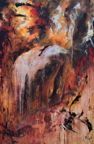 Spectrum IV - Despair van Pawel Rzaniak, Schilderij te koop op Singulart