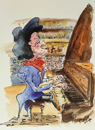 Satire 006 by Pawel Rzaniak, Work on Paper for Sale on Singulart