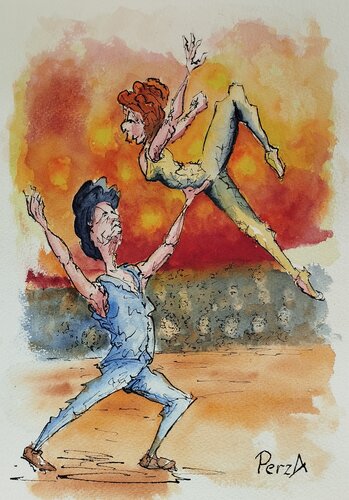 Satire 013 by Pawel Rzaniak, Work on Paper for Sale on Singulart