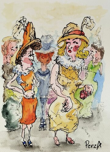 Satire 002 by Pawel Rzaniak, 종이 for Sale on Singulart