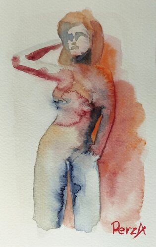 Figurative 005 van Pawel Rzaniak, Werk op papier te koop op Singulart