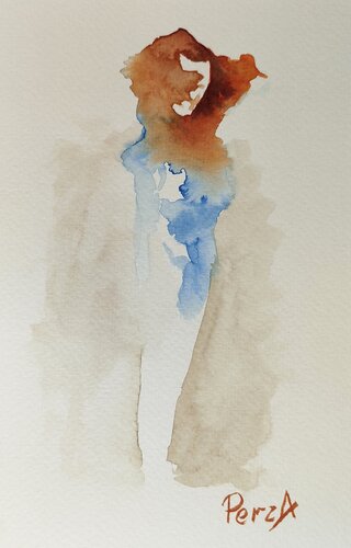 Figurative 007 by Pawel Rzaniak, Work on Paper for Sale on Singulart