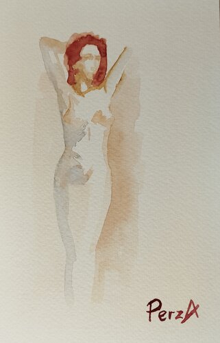 Figurative 006 by Pawel Rzaniak, Work on Paper for Sale on Singulart