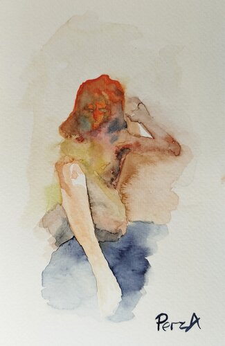 Figurative 008 by Pawel Rzaniak, Work on Paper for Sale on Singulart