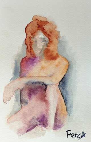 Figurative 010 van Pawel Rzaniak, Werk op papier te koop op Singulart