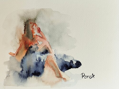 Figurative 002 by Pawel Rzaniak, Work on Paper for Sale on Singulart